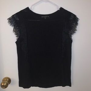 GENERATION LOVE Linen and Lace Tee